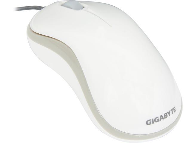 GIGABYTE M5050 GM-M5050-WHT White 3 Buttons 1 x Wheel USB Wired Optical 800 dpi Mouse