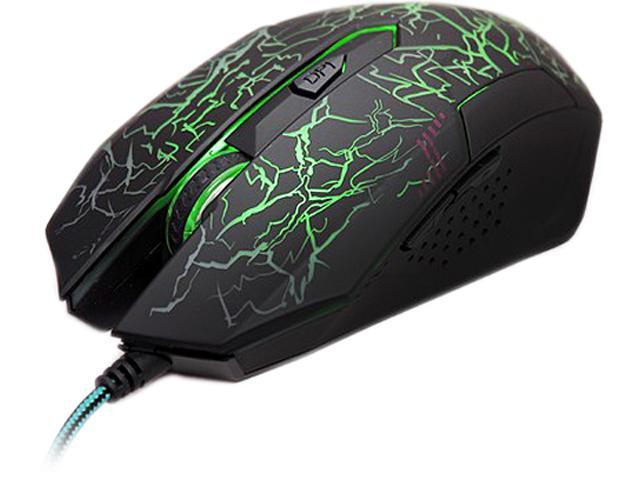 Adesso iMouseG3 3 RGB illuminated USB gaming mouse with DPI / LRD color switchable, back / force buttom, enhance optical sensor