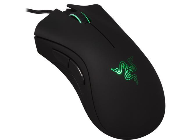 RAZER DeathAdder 2013 Black 5 Buttons 1 x Wheel USB Wired Optical 6400 dpi Essential Ergonomic Gaming Mouse
