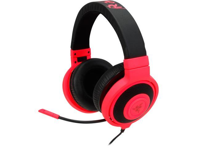 Razer Kraken Pro Over Ear PC Gaming and Music Headset - Neon Red