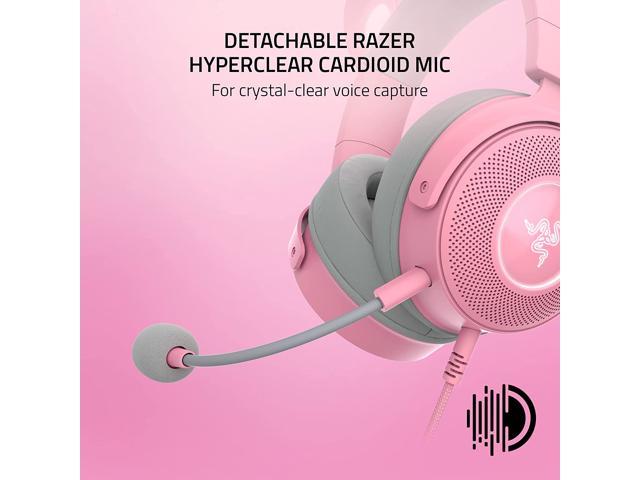 Razer Kraken Kitty V2 Pro Wired RGB Headset: Interchangeable Ears ...