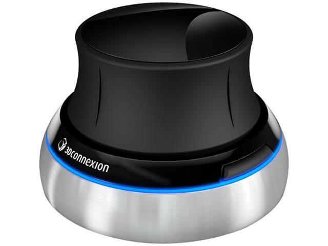 3Dconnexion 3DX-700034 Silver/Black 2 Buttons USB SpaceNavigator for Notebooks