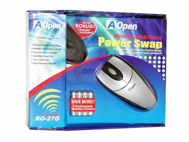 AOpen RO-27G 2-Tone RF Wireless Optical Mouse - Newegg.com