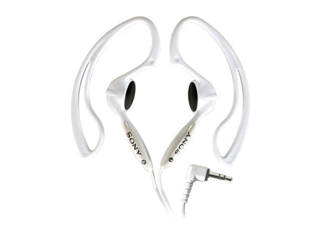 SONY MDR-J10/WHITE 3.5mm Connector Earbud Clip Style Headphone