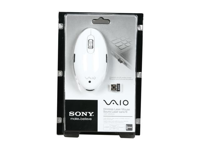 SONY VGP-WMS30/W White 1 x Wheel USB RF Wireless Laser 800 dpi Mouse