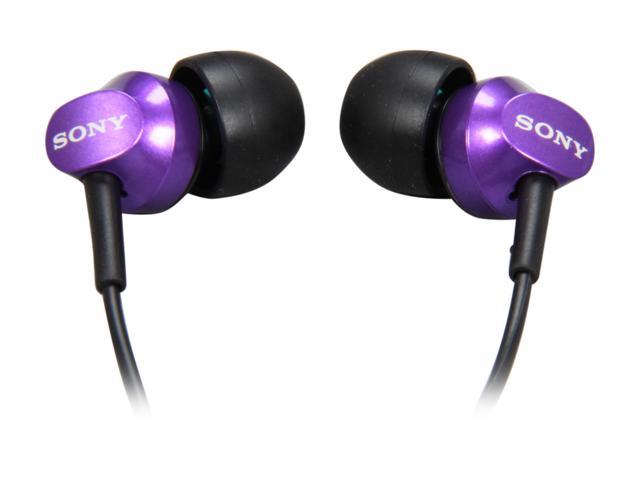 SONY Violet MDR-EX58V/VLT In-Ear EX Earbud with Volume Control (Violet)