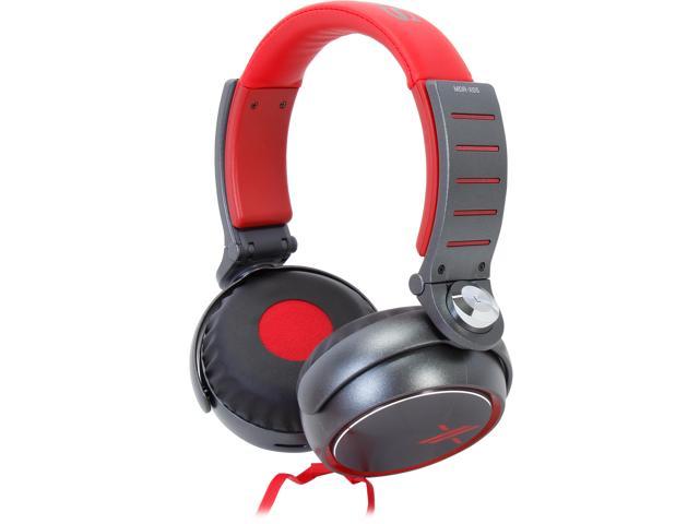 SONY Red/Black MDR-X05/RB Headphones, Red/Black