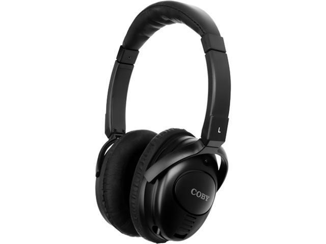 COBY CV195 3.5mm Connector Circumaural Noise Canceling Stereo Headphone