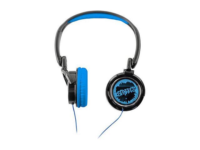 COBY Blue CV400BLU Urban Style Deep Bass Headphone - Blue