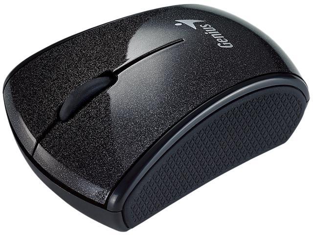 Genius 31030042109 Black 3 Buttons USB Wireless 1200 dpi Micro Traveler Mouse