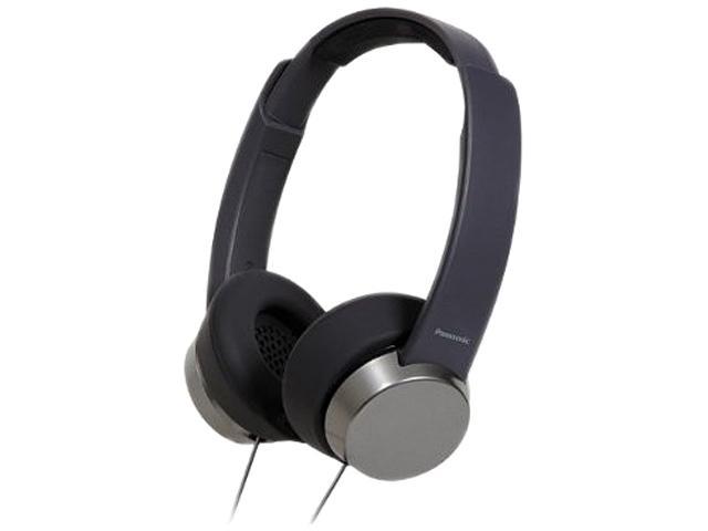 Panasonic Black/Silver RP-HXD3W-K 3.5mm Connector Supra-aural Over-the-head Headphone