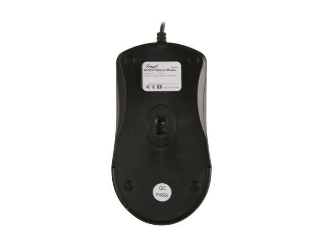 Rosewill Black Wired Optical Mouse - RM-P2U