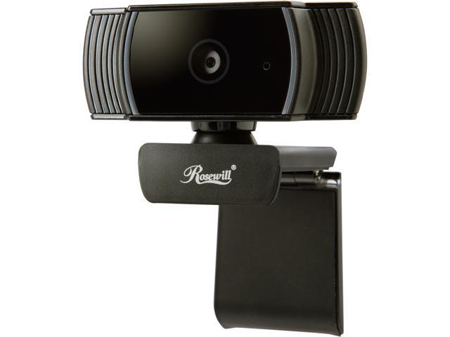 Rosewill 1080p HD Web Camera with Microphone, Plug & Play Webcam for Windows & macOS, 2M Pixels High Definition, USB 2.0 - RCAM-20001