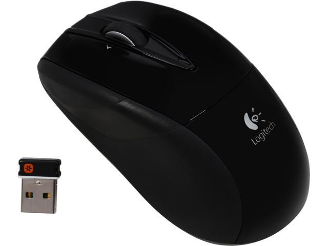 Logitech Recertified 910-002757 M525 Black Tilt Wheel USB RF Wireless Optical Mouse