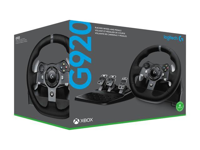Vejrtrækning Tale Ideel Logitech G920 Driving Force Racing Wheel for Xbox One and PC - Newegg.com