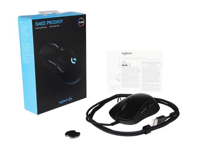 Logitech G403 Prodigy Wired Optical Gaming Mouse 910 Newegg Com