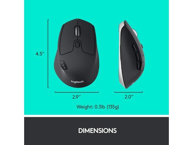 Economisch Inactief binding Logitech M720 Triathlon Multi-Device Wireless Mouse, Bluetooth, USB  Unifying Receiver, 1000 DPI, 8 Buttons, 2-Year Battery, Compatible with  Laptop, PC, Mac, iPadOS - Black - Newegg.com