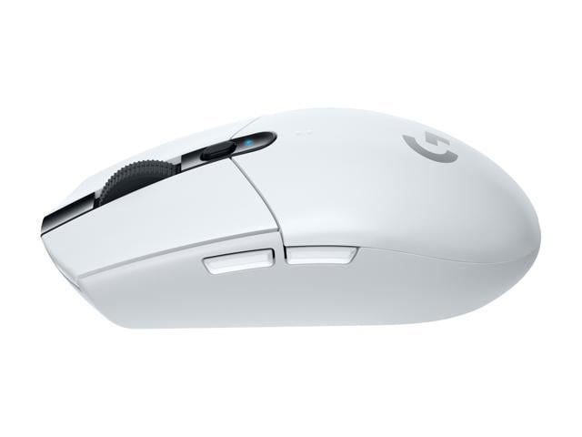 Logitech G305 LIGHTSPEED Wireless Gaming Mouse, Hero 12K Sensor, 12,000 DPI, Lightweight, 6 Programmable Buttons, Battery Life, On-Board Memory, PC/Mac - White Mice - Newegg.com