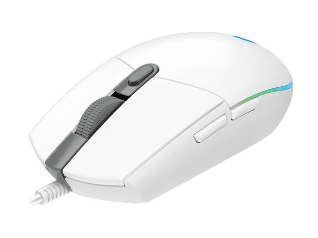 Logitech G203 LIGHTSYNC 910-005791 White Wired Gaming Mouse - Newegg.com