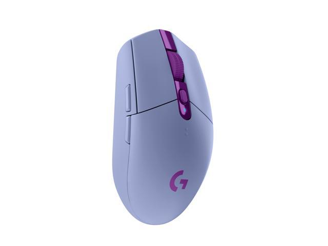 Logitech G305 LIGHTSPEED Wireless Gaming Mouse, Hero 12K Sensor, 12,000 DPI, Lightweight, 6 Programmable Buttons, 250h Battery Life, On-Board Memory, PC/Mac - Lilacc