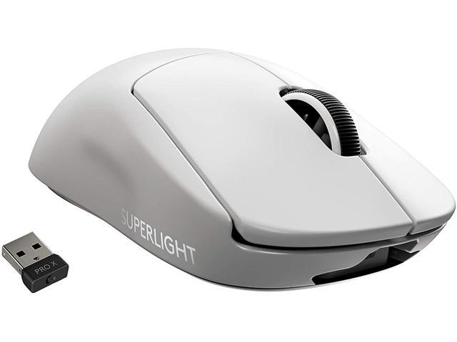 Logitech PRO X 910-005940 White 5 Buttons 1 x Wheel Lightspeed Wireless Optical 25400 dpi SUPERLIGHT Gaming Mouse