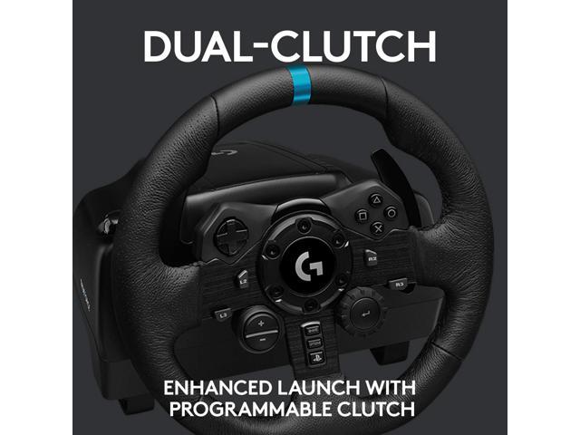 tilskadekomne Maryanne Jones ingen Logitech G923 Racing Wheel and Pedals for PS 5, PS4 and PC featuring  TRUEFORCE up to 1000 Hz Force Feedback, Responsive Pedal, Dual Clutch  Launch Control, and Genuine Leather Wheel Cover - Newegg.com