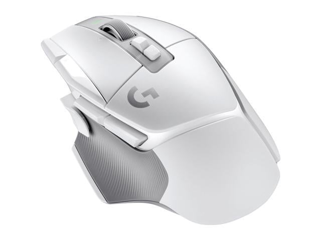 Logitech G502 X LIGHTSPEED Wireless Gaming Mouse - Optical mouse with LIGHTFORCE hybrid optical-mechanical switches, HERO 25K gaming sensor, compatible with PC - macOS/Windows - White