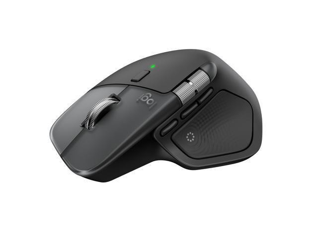 Logitech MX Master 4 for Mac - Wireless Bluetooth Mouse with Ultra-fast Scrolling, Ergo, haptic feedback, Customize vibration intensity - Space Black