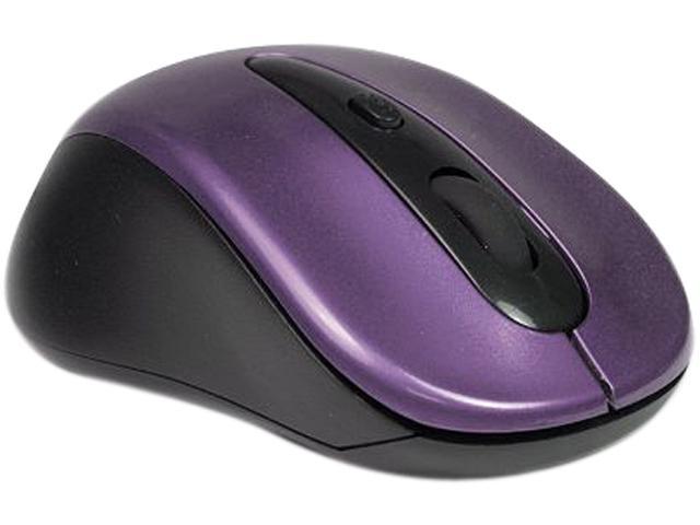 I/OMagic I012M01BPL Purple 6 Buttons 1 x Wheel Bluetooth Wireless Optical 1000 dpi Mouse for PC and Mac