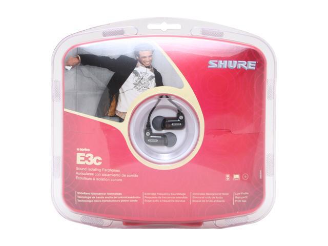 SHURE E3CNEFS 3.5mm Connector Canal Isolating Earphones