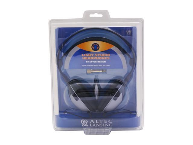 ALTEC LANSING AHP524 3.5mm/ 6.3mm Connector Circumaural Light Studio Headphone