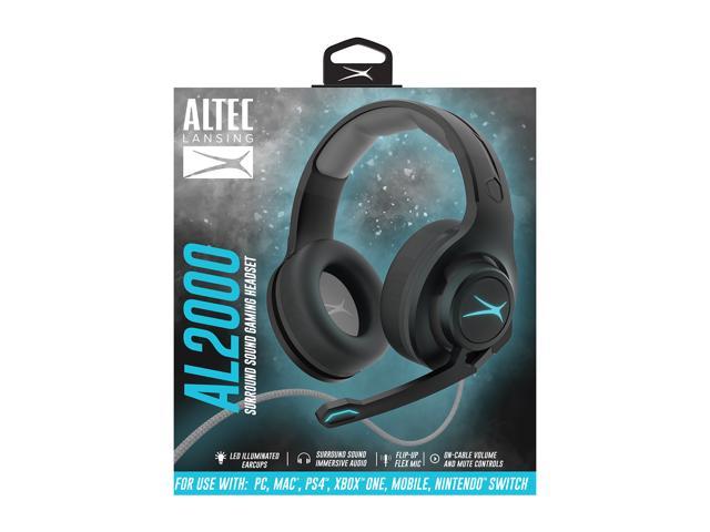 ALTEC LANSING AL2000 Circumaural Gaming Stereo Headset - LED Lighting ...