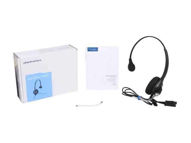 Plantronics HW251 SupraPlus Wideband Headset (Monaural) (64336-31 