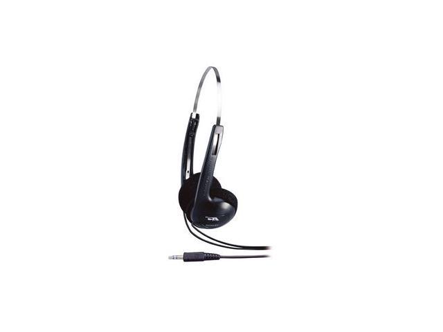 Cyber Acoustics Black ACM-62B 3.5mm Connector Supra-aural Lightweight PC/Audio Stereo Headphone