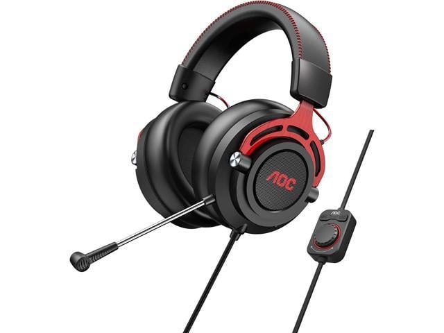 [Headset] AOC GH300 USB Gaming Headset with RGB-LED Gaming Headset with Detachable Microphone - $9.99 w/ Code: NPHDS2A388 (Newegg+)