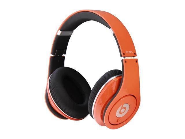 Beats by Dr. Dre Orange Studio 3.5mm Connector On Ear Powered Isolation Headphone (Orange)