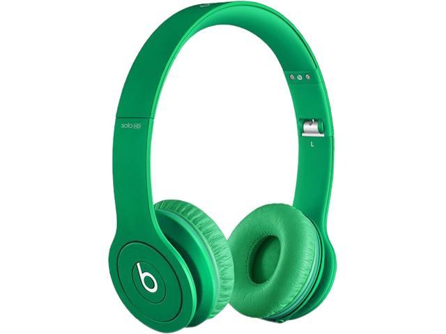 Beats by Dr. Dre Matte Green SOLOWIREDMG 3.5mm Connector SOLO WIRED HEADPHONES