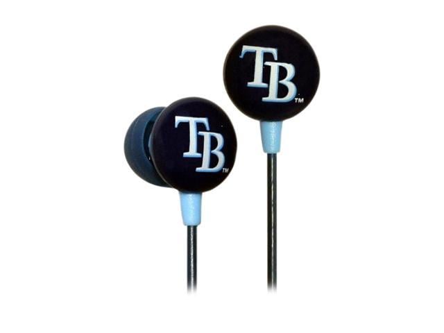 IHIP Blue/Black MLF10169TB MLB Tampa Bay Devil Rays Logo Earbuds