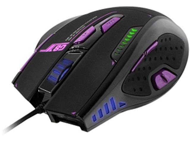 Aluratek G8 AGM3000F 9 Buttons 1 x Wheel USB Wired Laser 8200 dpi USB Laser Gaming Mouse