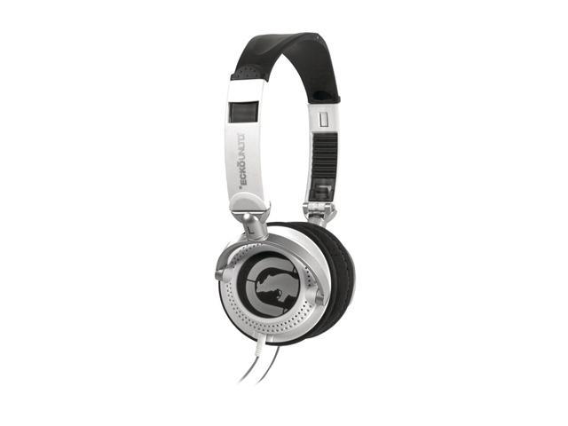 Ecko EKU-MTN-WT 3.5mm Connector Motion Foldable Noise-Reducing Headphones (White)