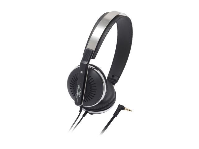 Audio-Technica Black ATH-RE70BK 3.5mm Connector On-ear Headphone