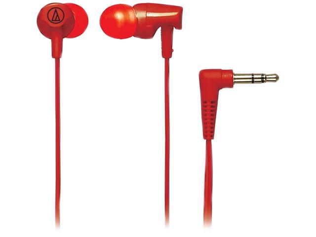 Audio-Technica ATH-CLR100 Clear In-Ear Headphones - Red