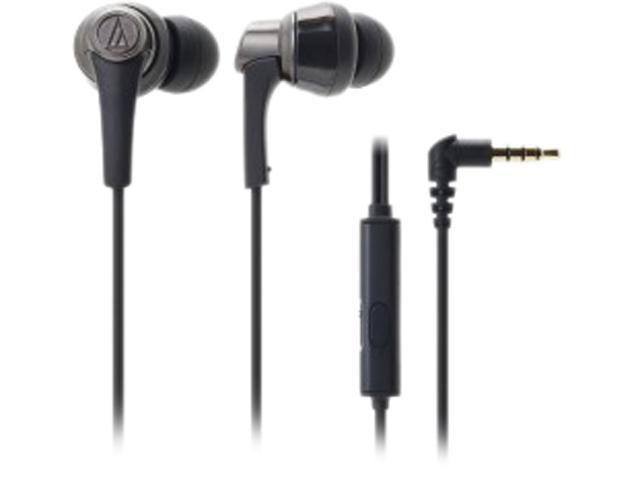 Audio-Technica ATH-CKR5iS SonicPro In-Ear Headphones with In-line Mic & Control - Black