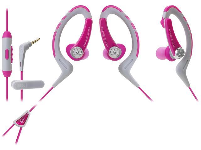 Audio-Technica ATH-SPORT1 SonicSport In-ear Headphones - Pink