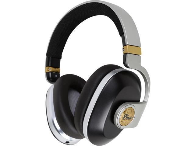 Blue Microphone Satellite Black Premium Noise-Cancelling Wireless Headphones with Built-In Audiophile Amp