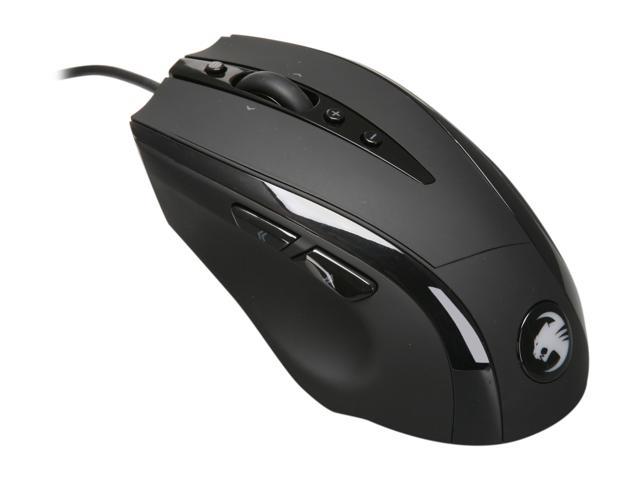 Roccat Kone Roc 11 501 Black Wired Laser Gaming Mouse Newegg Com