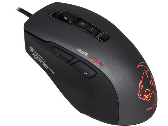Refurbished Roccat Kone Pure Optical Roc 11 710 Black Wired Optical Gaming Mouse Newegg Com