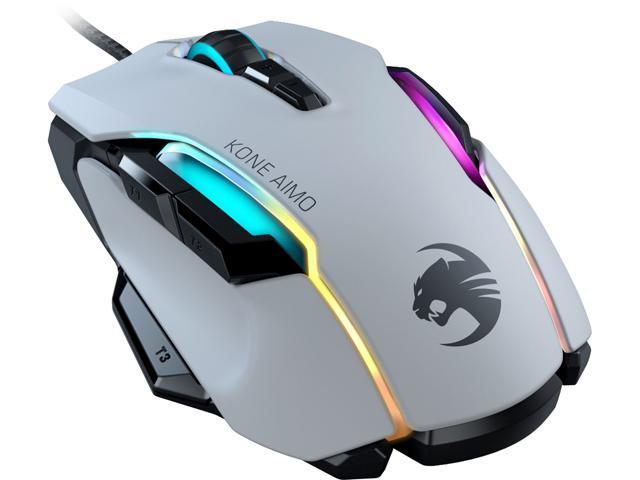 Roccat Kone Aimo Remastered Roc 11 0 We White 1 X Wheel Usb Wired Optical Dpi Rgba Smart Customization Gaming Mouse Gaming Mice Newegg Ca