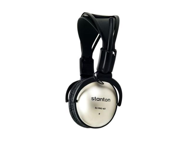 Stanton DJ Pro 60 3.5mm stereo with 1/4" (6.3mm) adaptor Connector Headphone with Bag