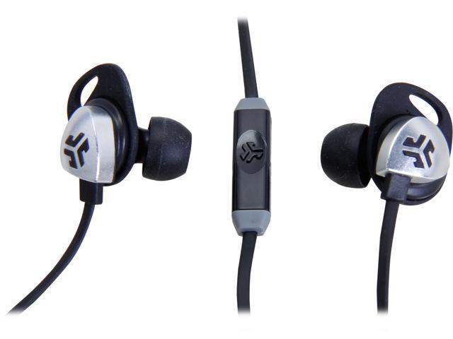 JLAB Black EPIC-BLKGRY-BOX JLab Jbuds EPIC earbuds with 13mm C3 Massive Drivers and Customizable Cush Fins